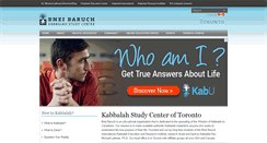 Desktop Screenshot of kabbalahtoronto.com
